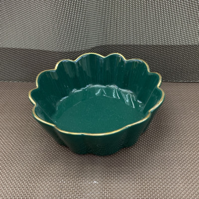 Bát trộn hoa quả, salad sứ xanh cổ vịt - anth601