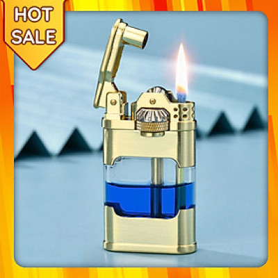 Vỏ Hột Quẹt Bật Lửa Xăng Bấc Đá Lộ Thiên Hiển Thị Mức Nhiên Liệu Đẹp Độc Lạ Tiện Dụng Chief CF232 - Nhiều Màu