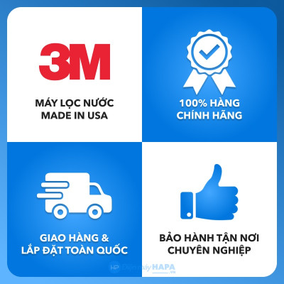 Lõi Lọc Nước 3M HF90 & HF8-S Thay Cho Máy Lọc Nước Thương Mại 3M DP190 - Nhập Khẩu Mỹ, Hàng Chính Hãng