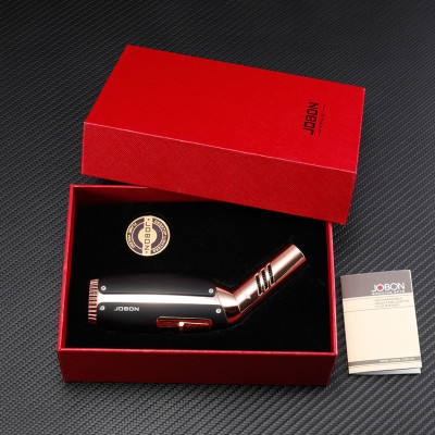 Vỏ Hột Quẹt Bật Lửa Gas Jobon ZB-597 Khò Mỏ Vịt 1 Tia Chỉnh Gas Dễ - Nhiều Màu