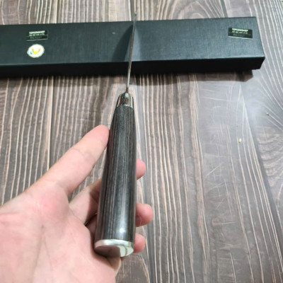 DAO - DAO BẾP NHẬT BẢN SANTOKU THÉP DAMASCUS MÃ A8 DT116 nt topcomshop vn