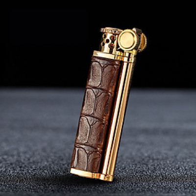 Vỏ Hột Quẹt Bật Lửa Hột Quẹt Xăng Đá Chief CF002-2 Bọc Da Cao Cấp [Kiểu Dáng Độc Lạ - (KHÔNG XĂNG)