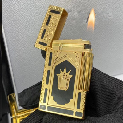 Vỏ Hột Quẹt Bật Lửa Upon Gas Đá D170V Họa Tiết Sơn Mài Hoàng Gia Đẹp Độc Lạ - Dùng Gas Đá Cao Cấp