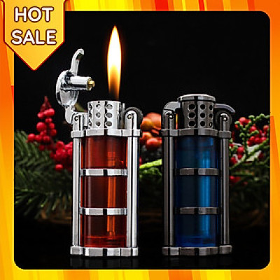 Vỏ Hột Quẹt Bật Lửa Gas Đá BC-21D Thiết Kế Lộ Thiên Đẹp Độc Lạ - Nhiều Màu