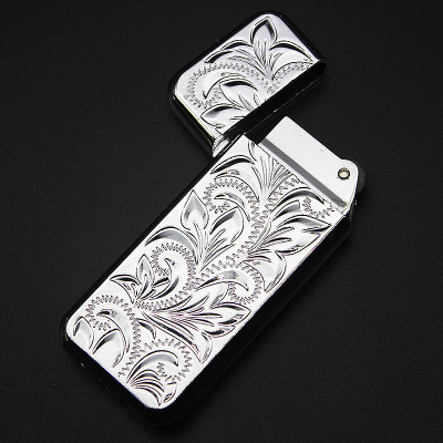 Hột Quẹt Bật Lửa Gas Đá XF624 Khắc Họa Tiết Hình Rồng, Hoa Văn, Thỏi Vàng 999 Siêu Mỏng Nhẹ Tiện Lợi - Giao Hình Ngẫu Nhiên