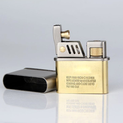 Vỏ Hột Quẹt Bật Lửa Xăng Đá Zorro Z540 thiết kế đẹp độc lạ - Dùng xăng bấc đá cao cấp