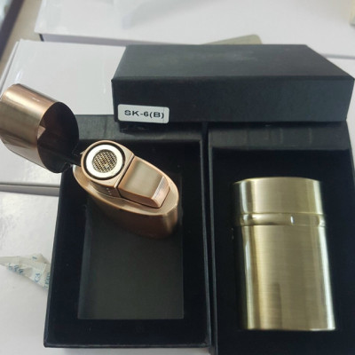 Vỏ Hột Quẹt Bật Lửa Mayso Lubinski SK6 Thiết Kế Nhỏ Gọn đẹp độc lạ - dùng gas cao cấp