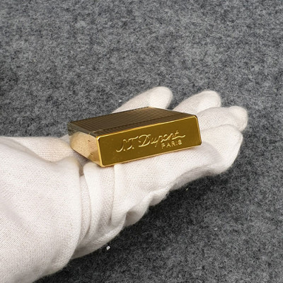 Vỏ Hột Quẹt Bật Lửa Upon Super Ô Vuông Kèm Khiên D144V Màu Vàng - Dùng Gas Đá Cao Cấp