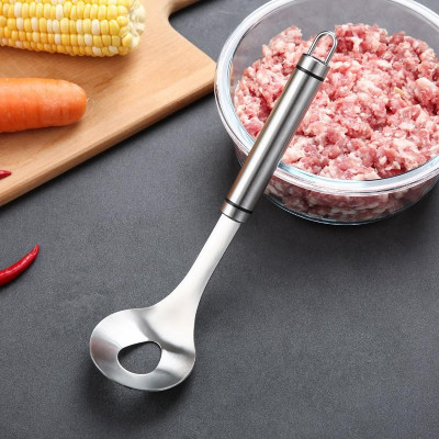 Dụng Cụ Làm Bánh Viên Tròn - Thìa Nặn Thịt Viên Mọc Inox 304