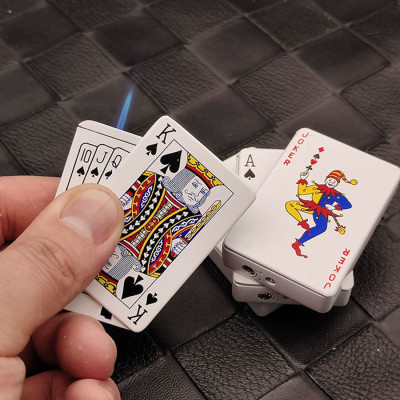 Vỏ Hột Quẹt Bật Lửa Hình Lá Bài K Cơ, Át Cơ Loại Xịn Cầm Chắc Tay