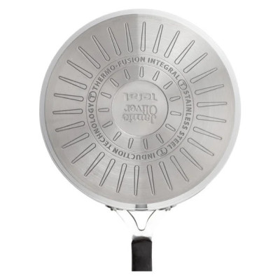 CHẢO TEFAL JAMIE OLIVER 25CM CÓ NẮP VUNG Hàng Chính Hãng