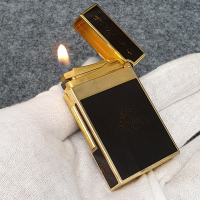 Vỏ Hột Quẹt Bật Lửa Upon Gas Đá D166V Họa Tiết Sơn Mài Kim Tuyến Đẹp Độc Lạ - Dùng Gas Đá Cao Cấp