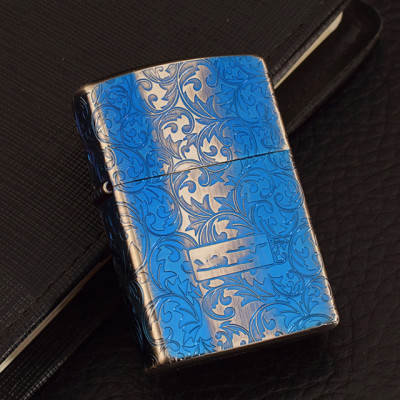 Vỏ Hột Quẹt Bật Lửa Hộp Quẹt Xăng Đá Zorro Z92021 Họa Tiết Hoa Văn Màu Sắc Nổi Bật - Dùng Xăng Bấc Đá Cao Cấp