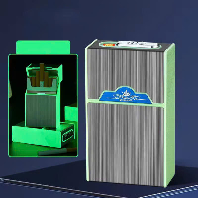 Hộp Đựng Nguyên Bao Kèm Bật Lửa Hồng Ngoại – Quà Tặng Ý Nghĩa, Đẳng Cấp