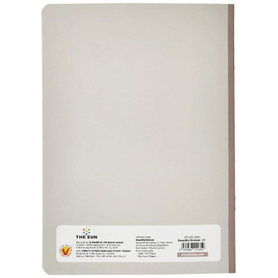 Tập Học Sinh Beautiful Animal - Miền Bắc - Kẻ Ngang Có Chấm - 80 Trang 70gsm - Fahasa 01