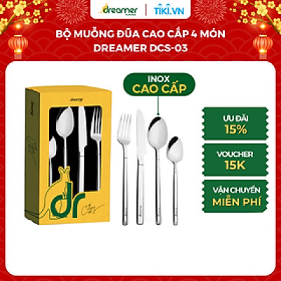 Bộ dao muỗng nĩa INOX cao cấp 4 món DCS-03