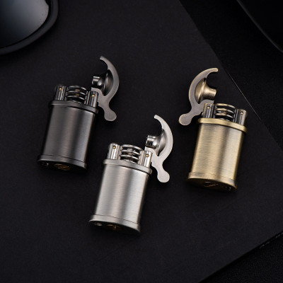 Vỏ Hột Quẹt Bật Lửa Xăng Đá Dolphin HY702 Thiết Kế Độc Lạ Nhỏ Gọn - Dùng Xăng Bấc Đá Cao Cấp