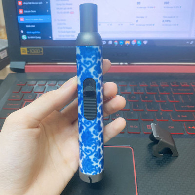 Vỏ Hột Quẹt Bật Lửa khò Mỏ Hàn 1 tia Để Bàn Qihao QF-372 đẹp độc lạ - dùng gas cao cấp ( giao màu ngẫu nhiên )
