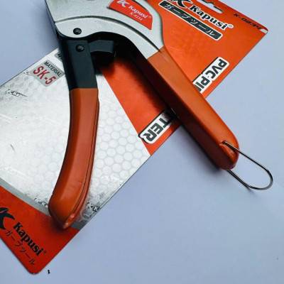 Kéo Cắt Ống  PVC, PPR, PE 42mm KAPUSI tay xám cam K0234