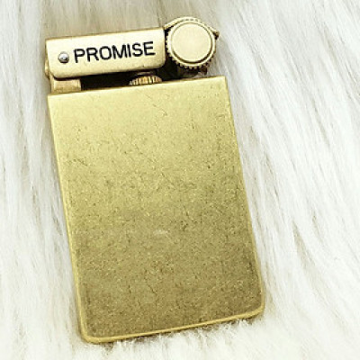 Vỏ Hột Quẹt Bật Lửa Xăng Đá Promise BNC0011 Thiết Kế Đẹp Độc Lạ - Dùng Xăng Bấc Đá cao cấp ( giao màu họa tiết ngẫu nhiên )