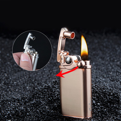 Vỏ Hột Quẹt Bật Lửa Xăng Đá Chief CF018 Đánh Lửa Tự Động Độc Lạ - Dùng xăng bấc đá cao cấp