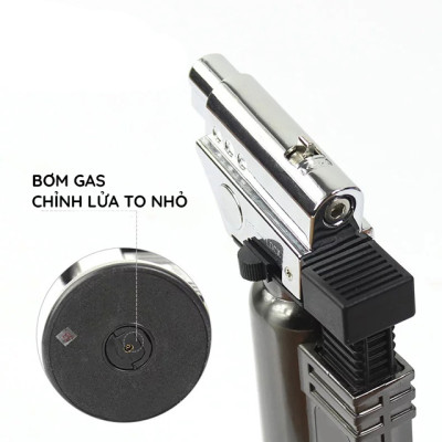 Vỏ Hột Quẹt Bật Lửa Khò Gas Để Bàn 1 Tia Honest 260 Đẹp Độc Lạ - Dùng Gas Cao Cấp