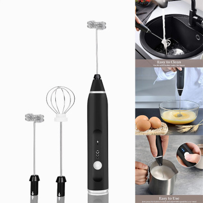Máy đánh trứng KG86 tạo bọt cà phê mini cầm tay dễ sử dụng 2 trong 1 tích hợp cổng sạc usb - Hàng chính hãng 