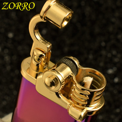 Vỏ Hộp Quẹt Bật Lửa Xăng Zorro Z605 Nhiều Màu - Dùng Xăng Bấc Đá Cao Cấp