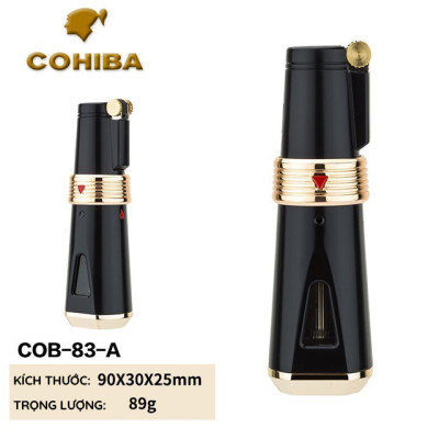 Vỏ Hột Quẹt Bật Lửa Khò Gas 1 Tia  COB-A02 Thiết kế hình trụ nhỏ gọn - giao màu ngẫu nhiên