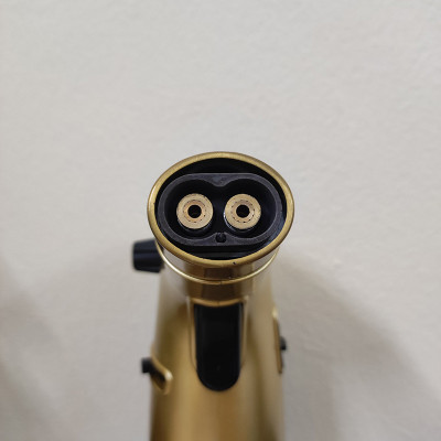 Vỏ Hột Quẹt Bật Lửa Gas Khò 2 Tia Cực Mạnh Honiban Size Đại Để Bàn Có Nút Khóa Gas