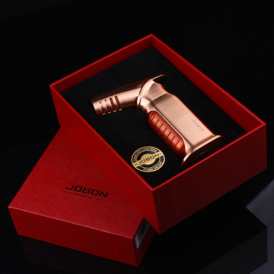 Vỏ Hộp Quẹt Bật Lửa Khò 4 Tia Jobon ZB-393, Có Chế Độ Rảnh Tay Tiện Lợi - Dùng Gas Cao Cấp ( Nhiều Màu)