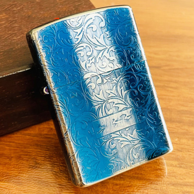 Vỏ Hột Quẹt Bật Lửa Hộp Quẹt Xăng Đá Zorro Z92021 Họa Tiết Hoa Văn Màu Sắc Nổi Bật - Dùng Xăng Bấc Đá Cao Cấp