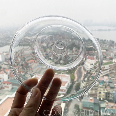 Âu phíp tròn trong suốt có nắp đậy Việt Nhật - Tô cơm, bát đựng canh, đựng thực phẩm an toàn tiện lợi - Hàng chính hãng