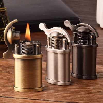 Vỏ Hột Quẹt Bật Lửa Xăng Đá Dolphin HY702 Thiết Kế Độc Lạ Nhỏ Gọn - Dùng Xăng Bấc Đá Cao Cấp