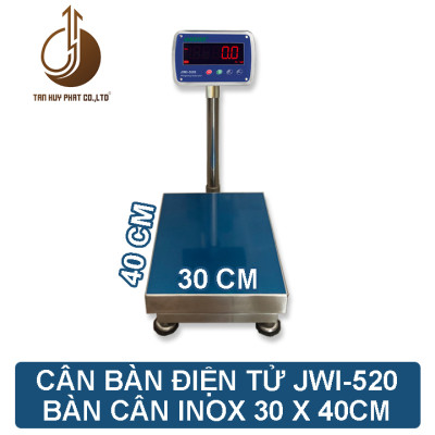 Cân Điện Tử Chống Nước - Mặt Bàn Cân Inox 300x400MM