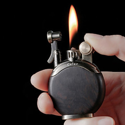 Vỏ Hột Quẹt Bật Lửa Xăng Đá Chief CF-213 Thiết Kế Độc Lạ Nhiều Màu - Dùng Xăng Bấc Đá Cao Cấp