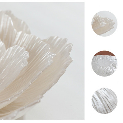 Set 3 Đĩa Thủy Tinh Ngọc Trai - Khay Thủy Tinh Đựng Trái Cây Hình Cánh Hoa Sang Trọng Phong Cách Bắc Âu Trang Trí Nội Thất - HÀNG CHÍNH HÃNG MINIIN