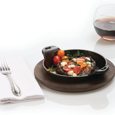 Lodge - Chảo gang Heat-treated để bàn - 16.17cm (0.2L) - Hàng Chính Hãng