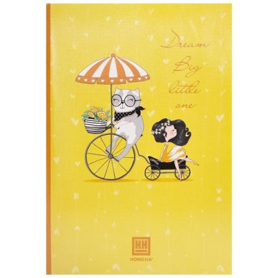 Combo 5 Vở South Star Dreaming - 4 Ô Ly 200 Trang ĐL 70g/m2 - Hồng Hà 0750 (Mẫu Màu Giao Ngẫu Nhiên)