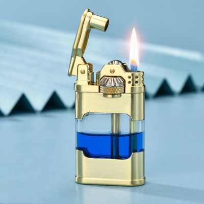 Vỏ Hột Quẹt Bật Lửa Xăng Bấc Đá Lộ Thiên Hiển Thị Mức Nhiên Liệu Đẹp Độc Lạ Tiện Dụng Chief CF232 - Nhiều Màu