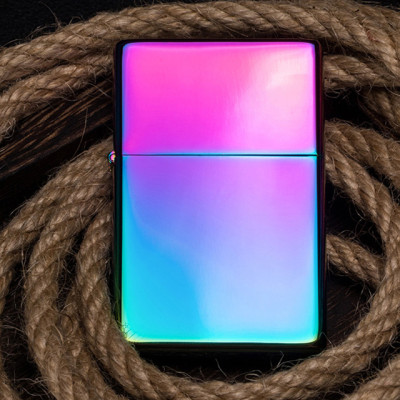 Vỏ Hột Quẹt Bật Lửa Xăng Đá Zorro ZC9 Họa Tiết Màu Trơn - Giao Màu Ngẫu Nhiên