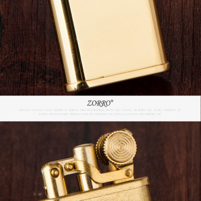 Vỏ Hột Quẹt Bật Lửa Xăng Đá Zorro Z559 Nhiều màu Đẹp Độc Lạ - Dùng Xăng Bấc Đá Cao Cấp