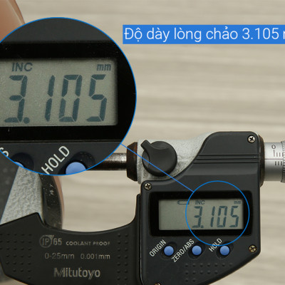 Chảo vân đá chống dính đáy từ 20 cm Greencook GCP221-20IH - Hàng Chính Hãng