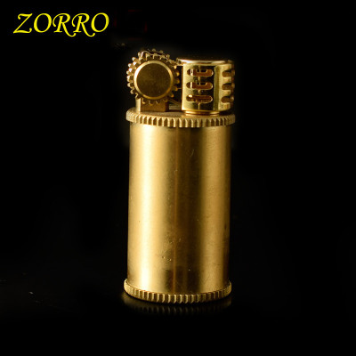 Vỏ Hột Quẹt Bật Lửa Xăng Đá Zorro Z583-301 Nhỏ gọn tiện dụng - dùng xăng bấc đá cao cấp