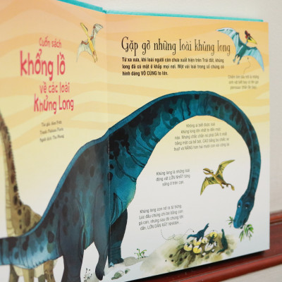 Sách Tương Tác - Big Book - Cuốn Sách Khổng Lồ Về Các Loài Khủng Long – Đinh Tị