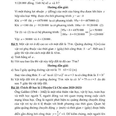 Phương Pháp Giải Các Dạng Toán Thực Tế Trong Kỳ Thi Tuyển Sinh Lớp 10