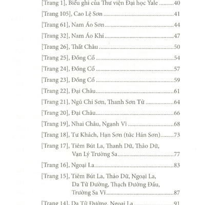 Tập Bản Đồ Hàng Hải 1841 Ở Thư Viện Đại Học Yale - Dịch Và Chú Giải (Nghiên cứu về những ghi chép trong sử liệu Trung Hoa liên quan đến các địa danh ven bờ và hải đảo Việt Nam)