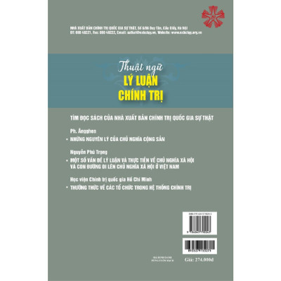 Sách - Thuật Ngữ Lý Luận Chính Trị - NXB Chính Trị Quốc Gia