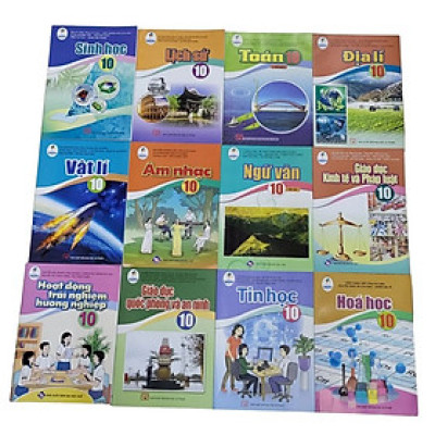 Bộ sách giáo khoa Lớp 10- Cánh Diều (14 quyển- Kèm bìa nilong bao sách)