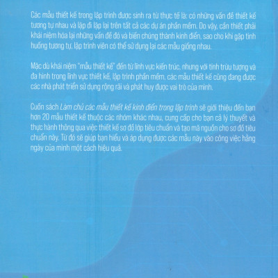 Làm Chủ Các Mẫu Thiết Kế Kinh Điển Trong Lập Trình - Mastering Design Patterns